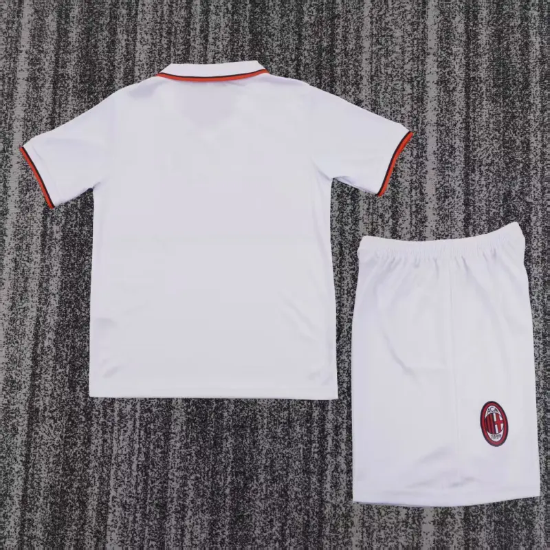 Camiseta AC Milan 1993/94 Away Retro Blanco Niño Kit