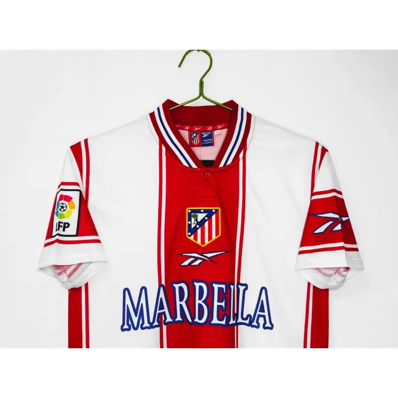 Camiseta Atletico de Madrid 1999/00 Home Retro Blanco/Rojo