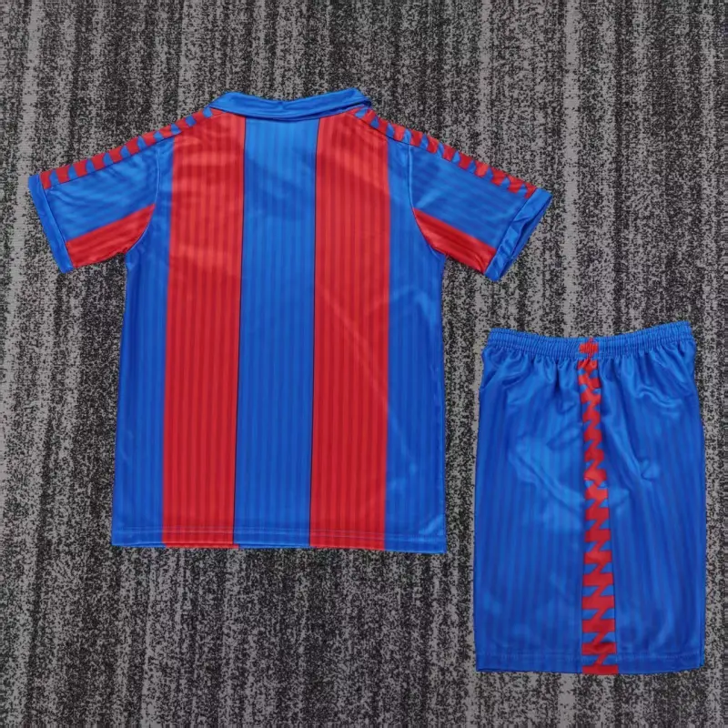 Camiseta Barcelona 1989/92 Home Retro Rojo/Azul Niño Kit