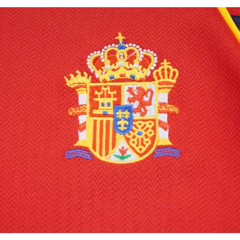 Camiseta España 1998 Home Retro Rojo Niño Kit