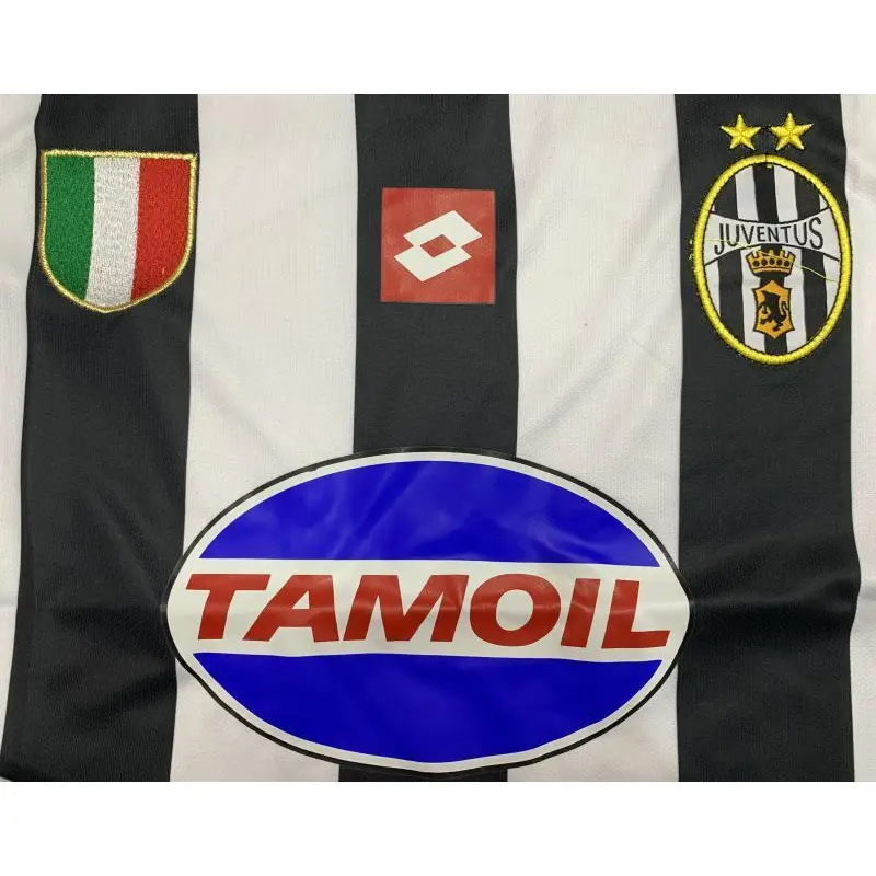 Camiseta Juventus 2002/03 Home Retro Blanco/Negro