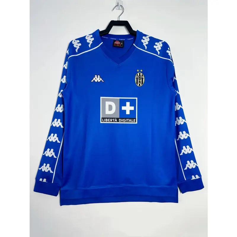 Camiseta Juventus 1999/00 Away Retro ML Azul