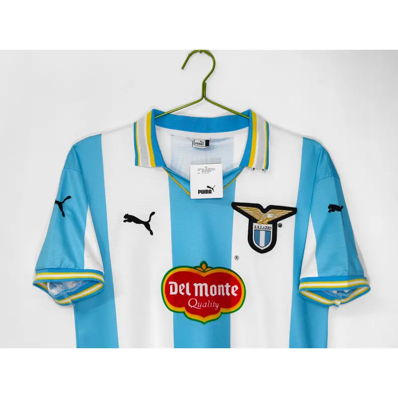 Camiseta Lazio 1999/00 Home Retro Blanco/Azul