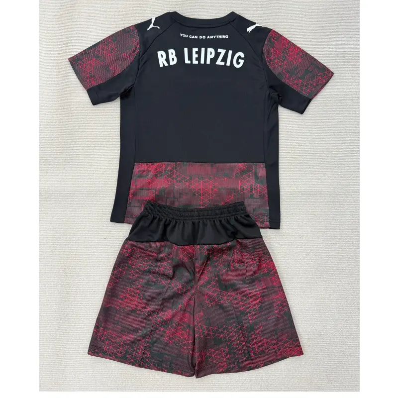 Camiseta Leipzig 2025/2026 Third Rojo/Negro Niño Kit