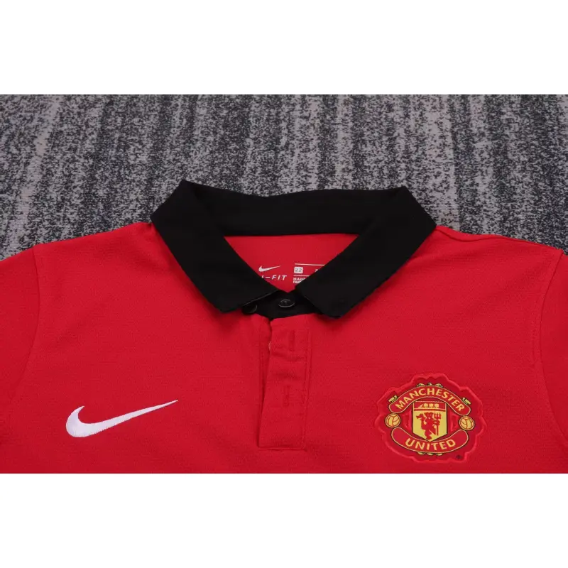 Camiseta Manchester United 2013/14 Home Retro Rojo Niño Kit