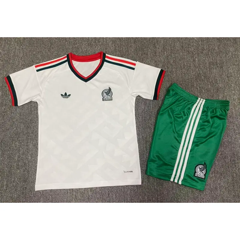 Camiseta México 2026 Blanco Niño Kit
