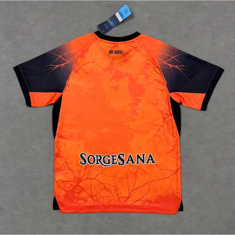 Camiseta Napoli 2025/2026 Edición Especial de Halloween Naranja