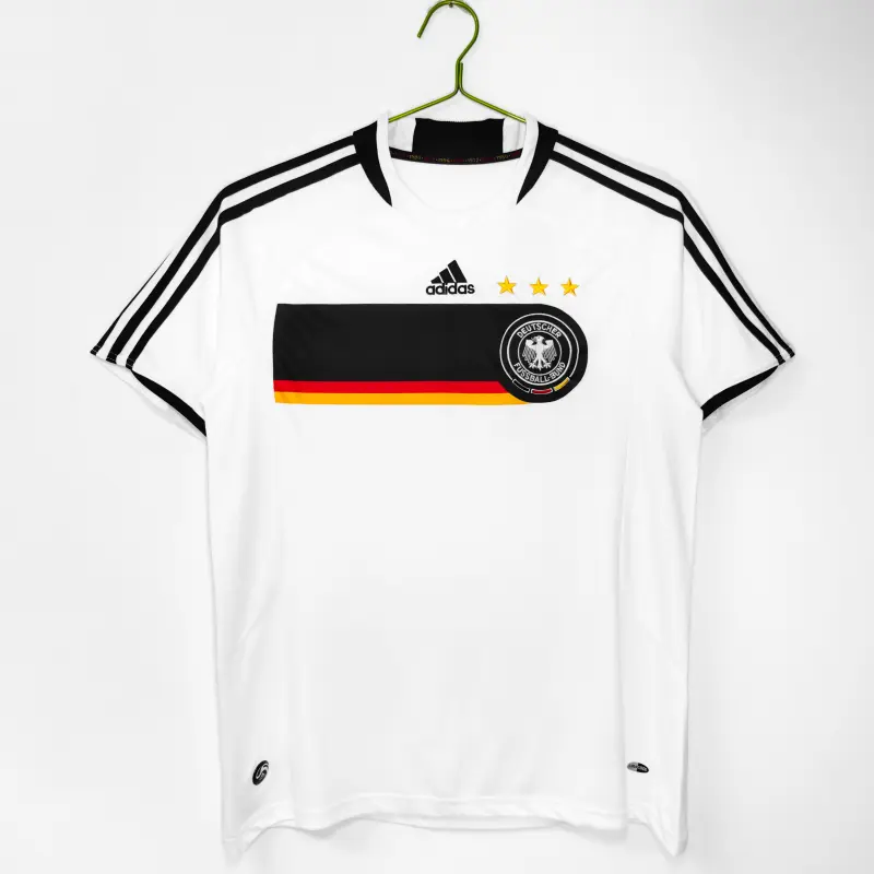 Camiseta Alemania 2008 Home Retro Blanco