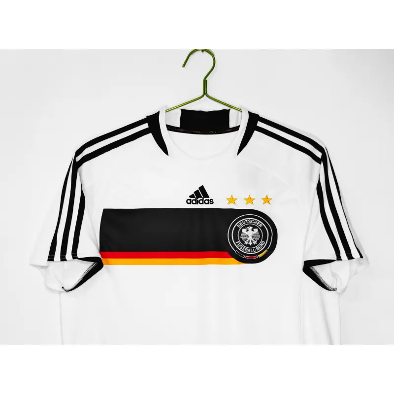 Camiseta Alemania 2008 Home Retro Blanco