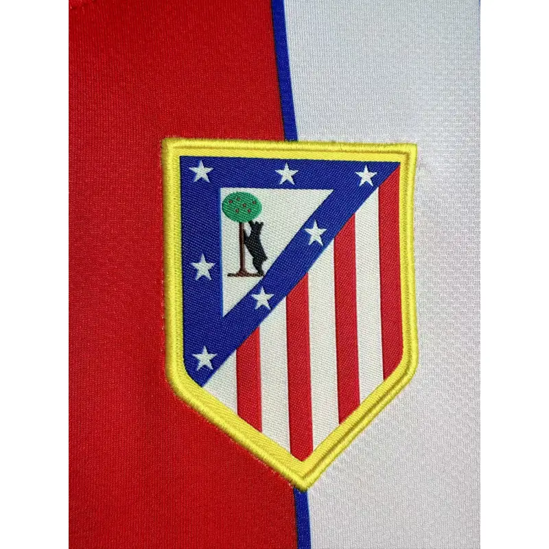 Camiseta Atlético de Madrid 2011/12 Home Retro Rojo/Blanco Edición de La Champions