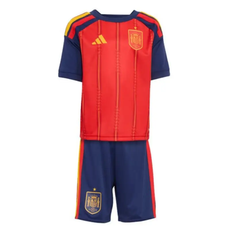 Camiseta España 2026 Home Rojo/Azul Niño Kit