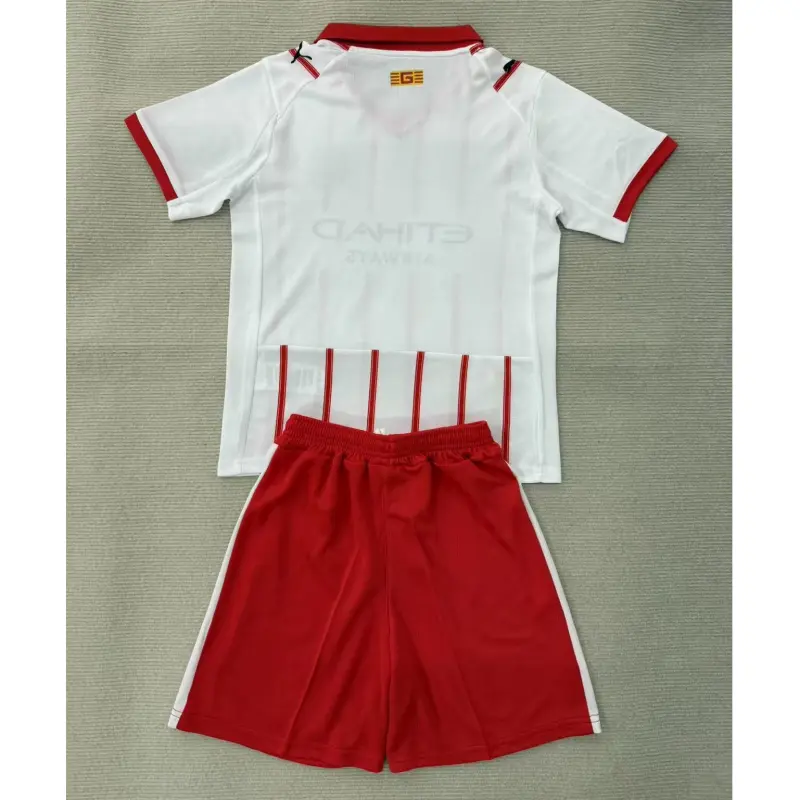 Camiseta Girona 2025/2026 Home Blanco/Rojo