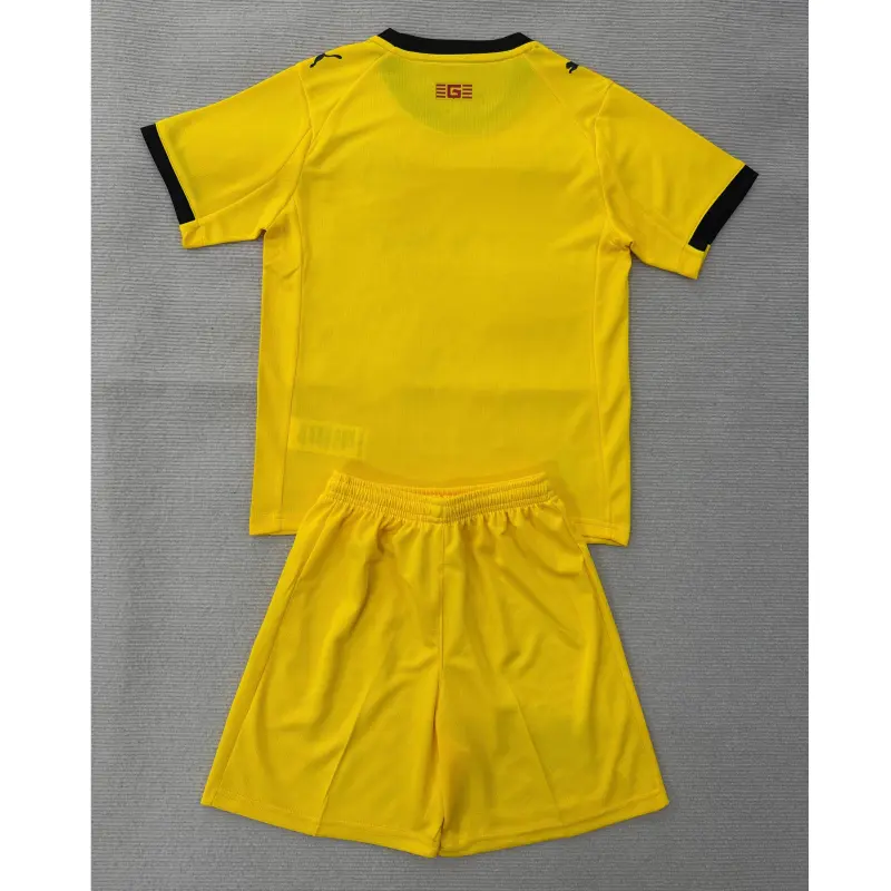 Camiseta Girona 2025/2026 Away Amarillo Niño Kit