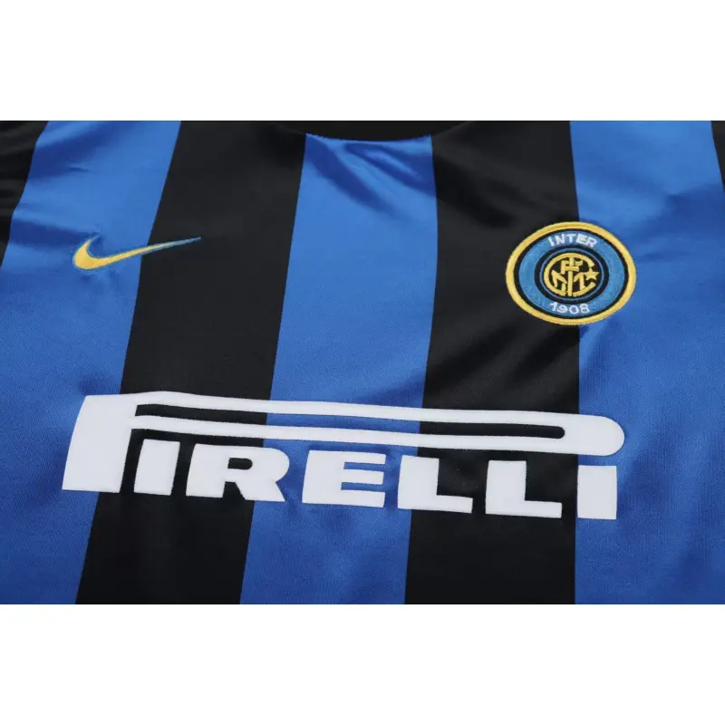 Camiseta Inter de Milan 1999/00 Home Retro Azul/Negro Niño Kit