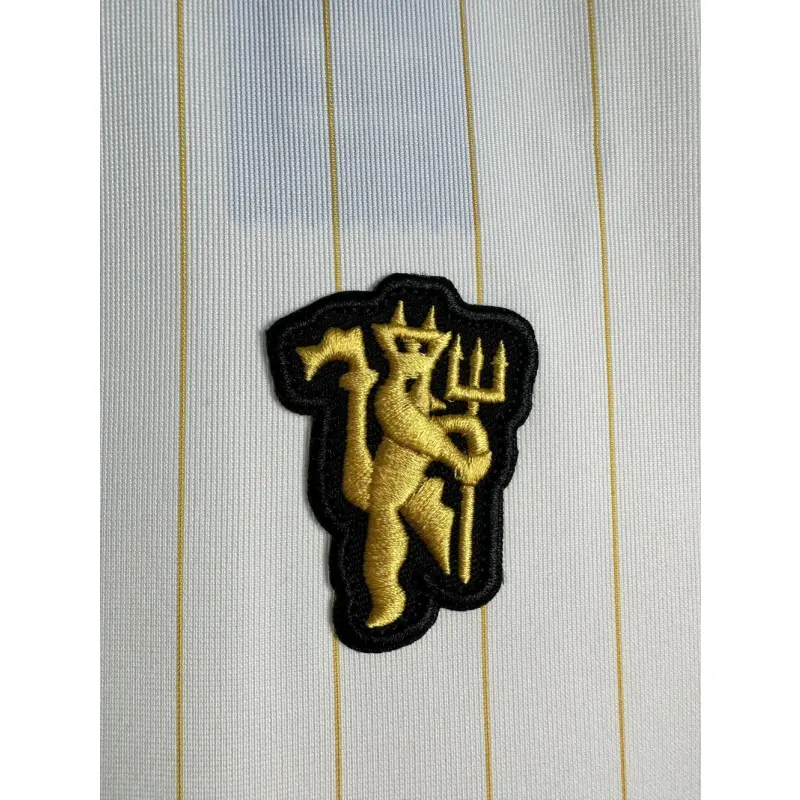 Camiseta Manchester United Terrace Icons Retro 2025/26 Blanco/Amarillo