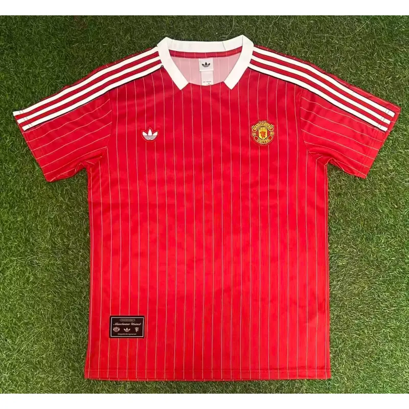 Camiseta Manchester United Terrace Icons Retro 2025/26 Rojo