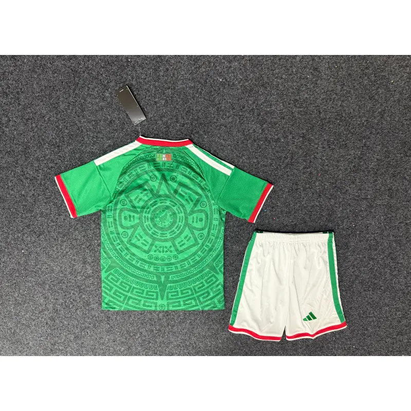 Camiseta México 2026 Home Verde Niño Kit