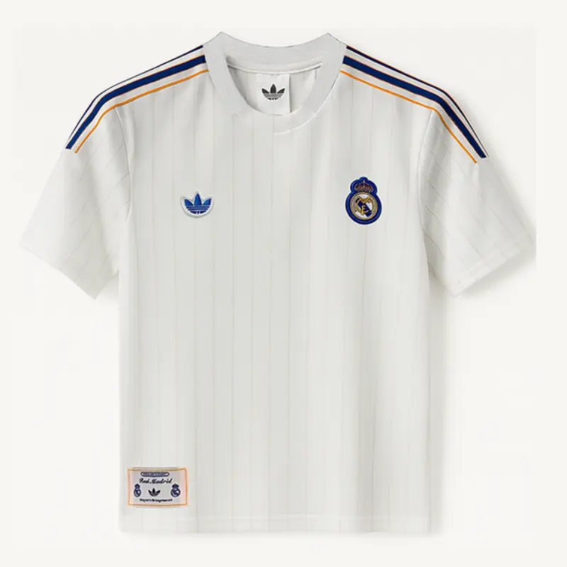 Camiseta Real Madrid Terrace Icons Retro 2025/26 Blanco