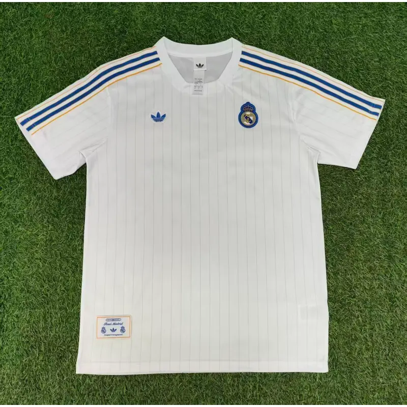 Camiseta Real Madrid Terrace Icons Retro 2025/26 Blanco