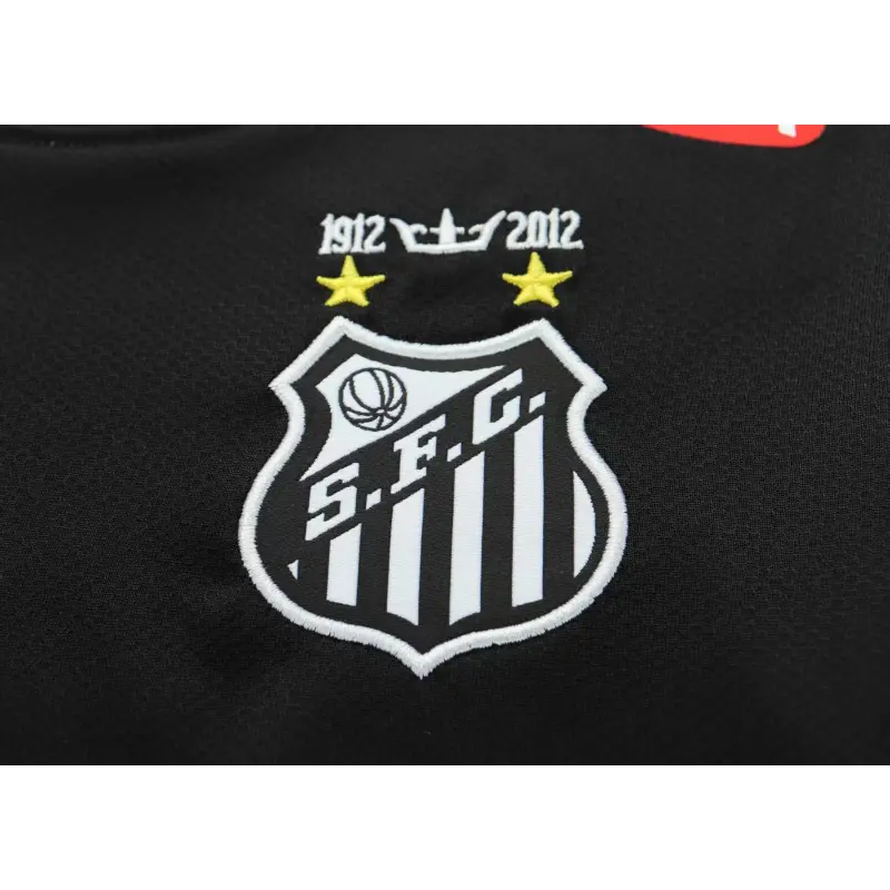 Camiseta Santos FC Retro 2013 ML Negro Niño Kit