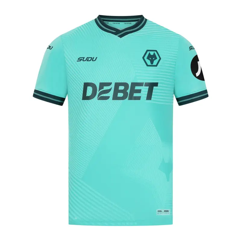 Camiseta Wolverhampton Wanderers 2025/2026 Away Verde Azulado