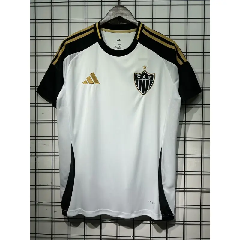 Camisetas Atlético Mineiro 2025/2026 Away Blanco/Negro