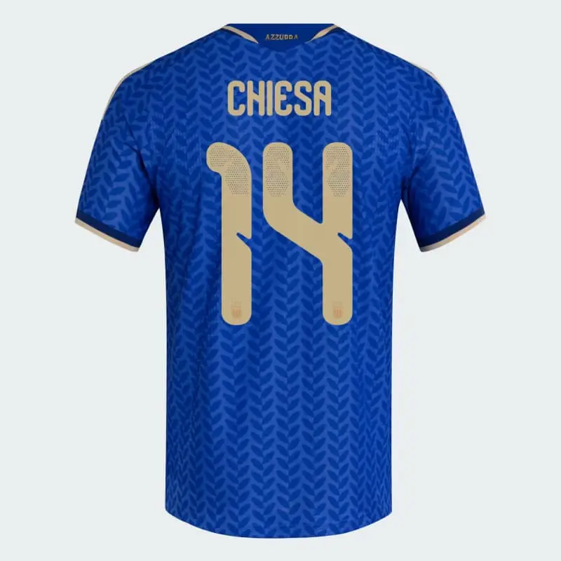 Camiseta Chiesa 14 Italia 2026 Home Azul