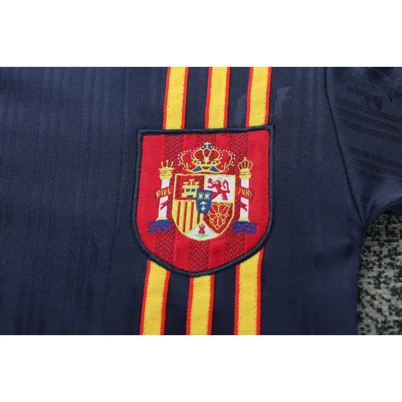 Camiseta España 1996 Away Retro Azul Niño Kit