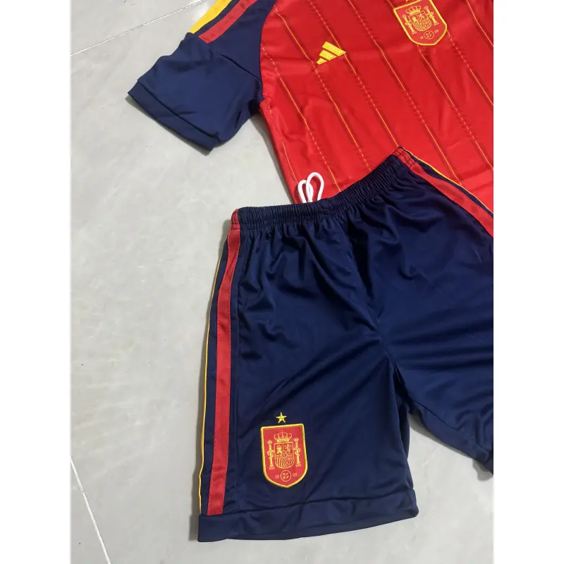 Camiseta España 2026 Home Rojo/Azul Niño Kit