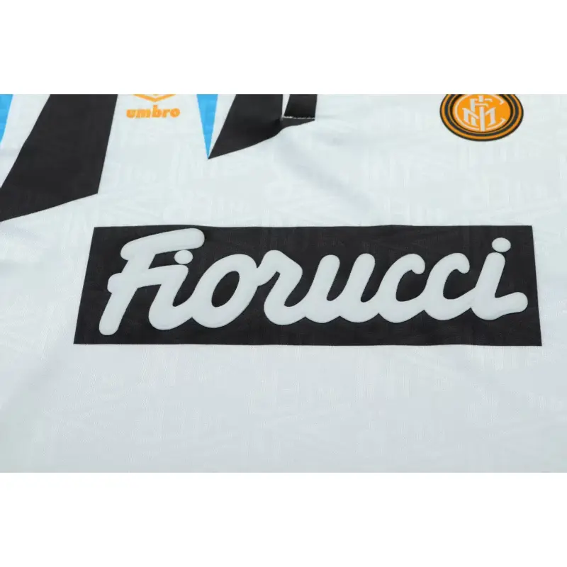 Camiseta Inter de Milan 1992/93 Away Retro Blanco Niño Kit
