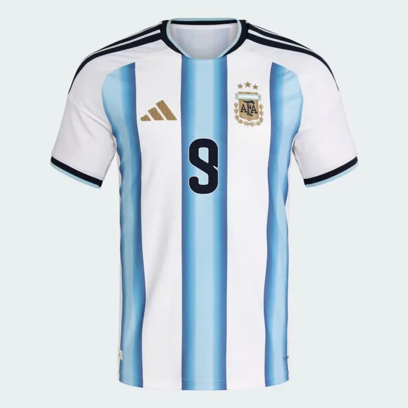 Camiseta J.Álvarez 9 Argentina 2026 Home Azul/Blanco