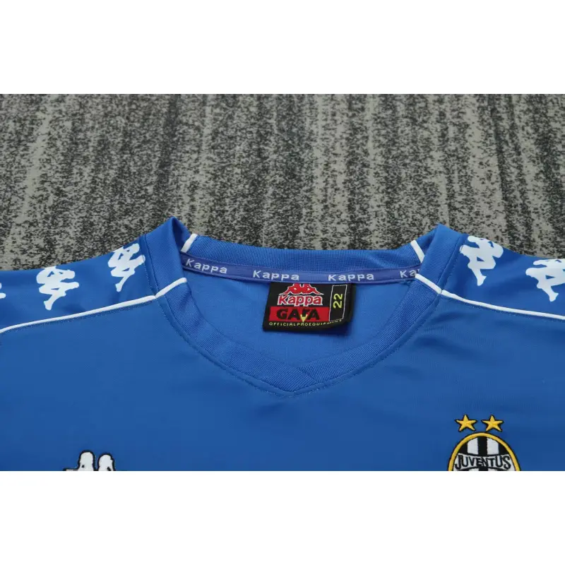 Camiseta Juventus 1999/00 Away Retro Azul Niño Kit