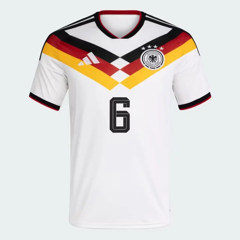 Camiseta Kimmich 6 Alemania 2026 Home Blanco