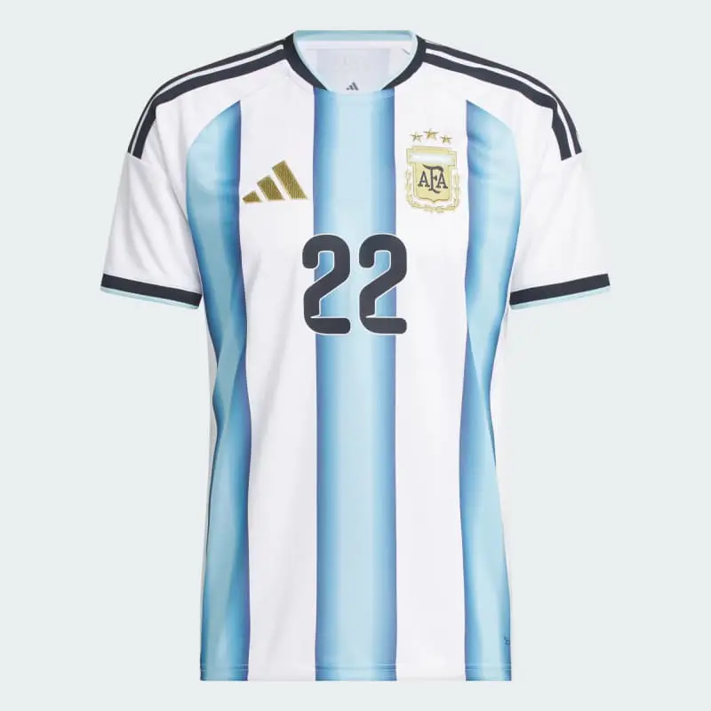 Camiseta L.Martínez 22 Argentina 2026 Home Azul/Blanco