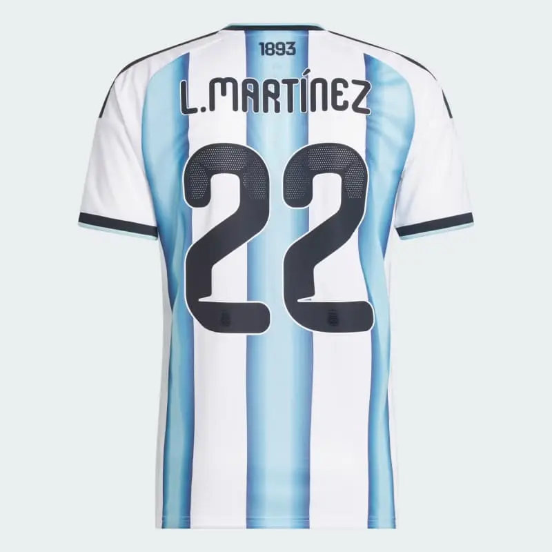 Camiseta L.Martínez 22 Argentina 2026 Home Azul/Blanco