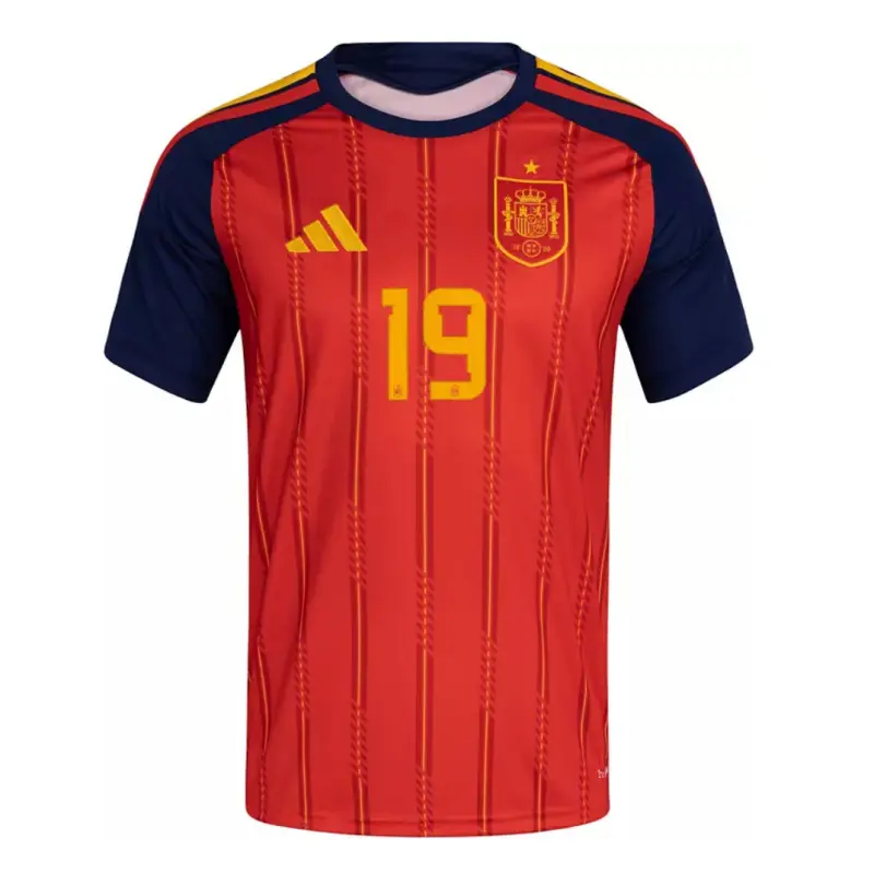 Camiseta Lamine Yamal 19 España 2026 Home Rojo/Azul