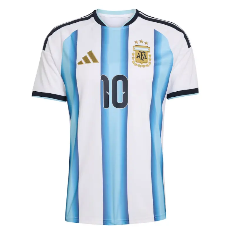 Camiseta Messi 10 Argentina 2026 Home Azul/Blanco