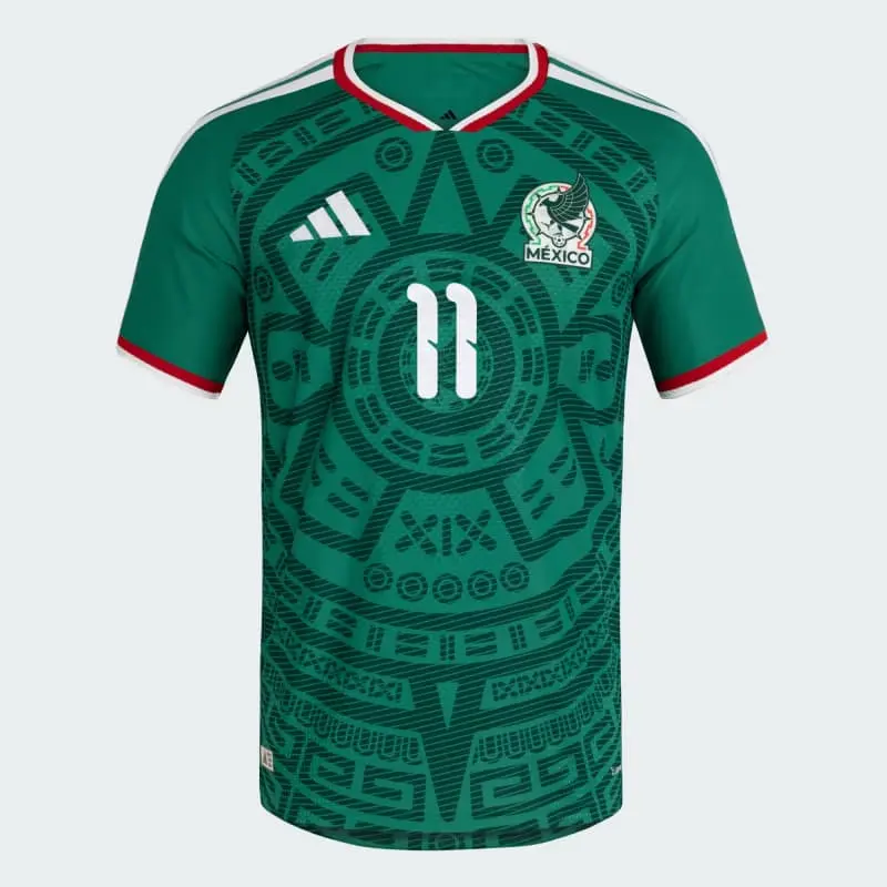 Camiseta S.Gimenez 11 México 2026 Home Verde