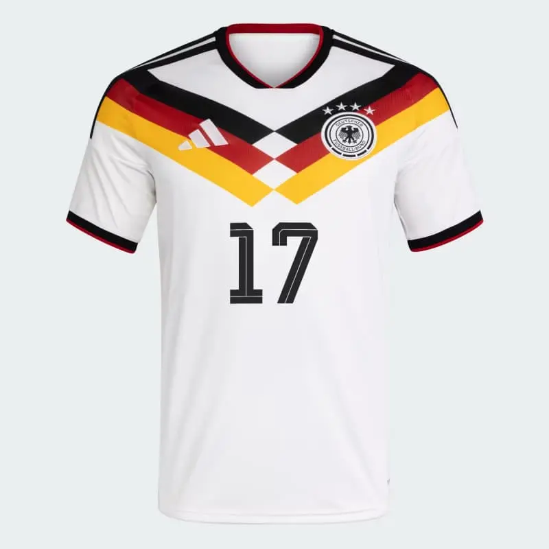 Camiseta Wirtz 17 Alemania 2026 Home Blanco