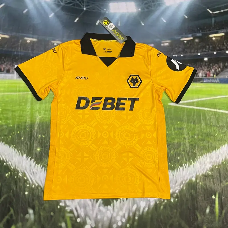 Camiseta Wolverhampton Wanderers 2025/2026 Home Amarillo