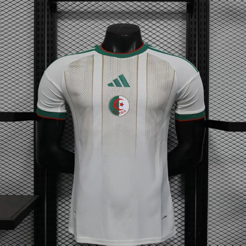 Camiseta Argelia 2026 Home Mundial Blanco (EDICIÓN JUGADOR)