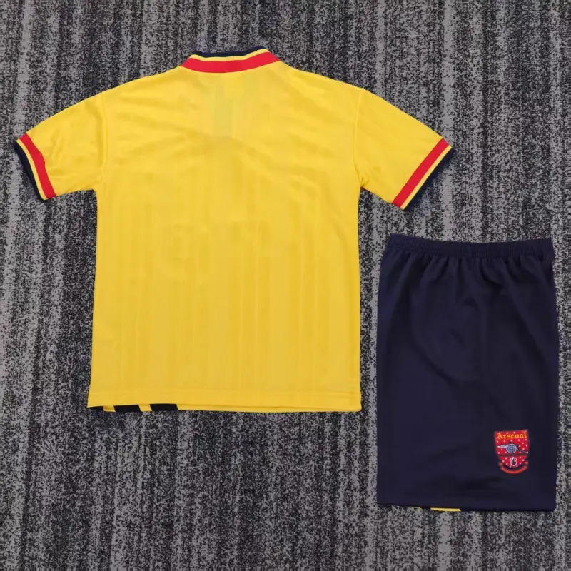 Camiseta Arsenal 1993/94 Away Retro Amarillo Niño Kit