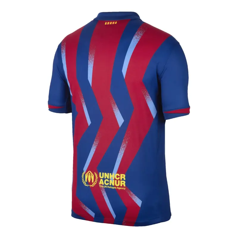 Camiseta Barcelona 2025/2026 4th Azul/Rojo