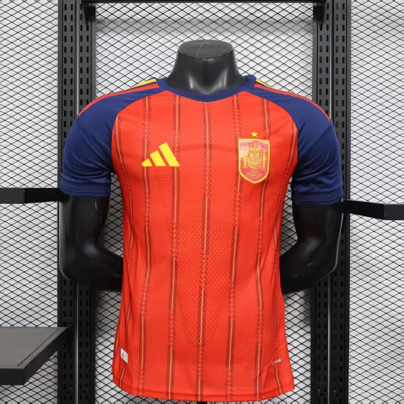 Camiseta España 2026 Home Mundial Rojo/Azul (EDICIÓN JUGADOR)