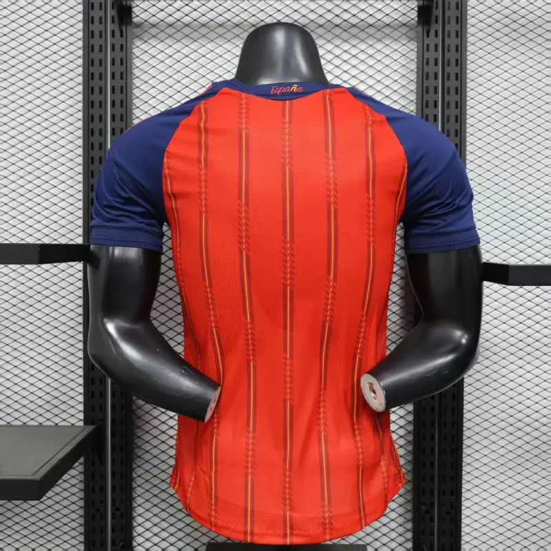 Camiseta España 2026 Home Mundial Rojo/Azul (EDICIÓN JUGADOR)