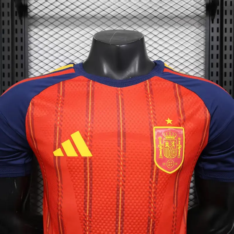 Camiseta España 2026 Home Mundial Rojo/Azul (EDICIÓN JUGADOR)