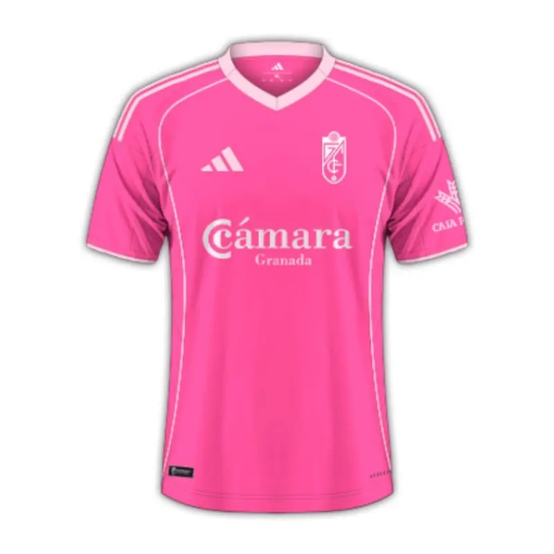 Camiseta Granada 2025/2026 4th Rosa con Parche La Liga