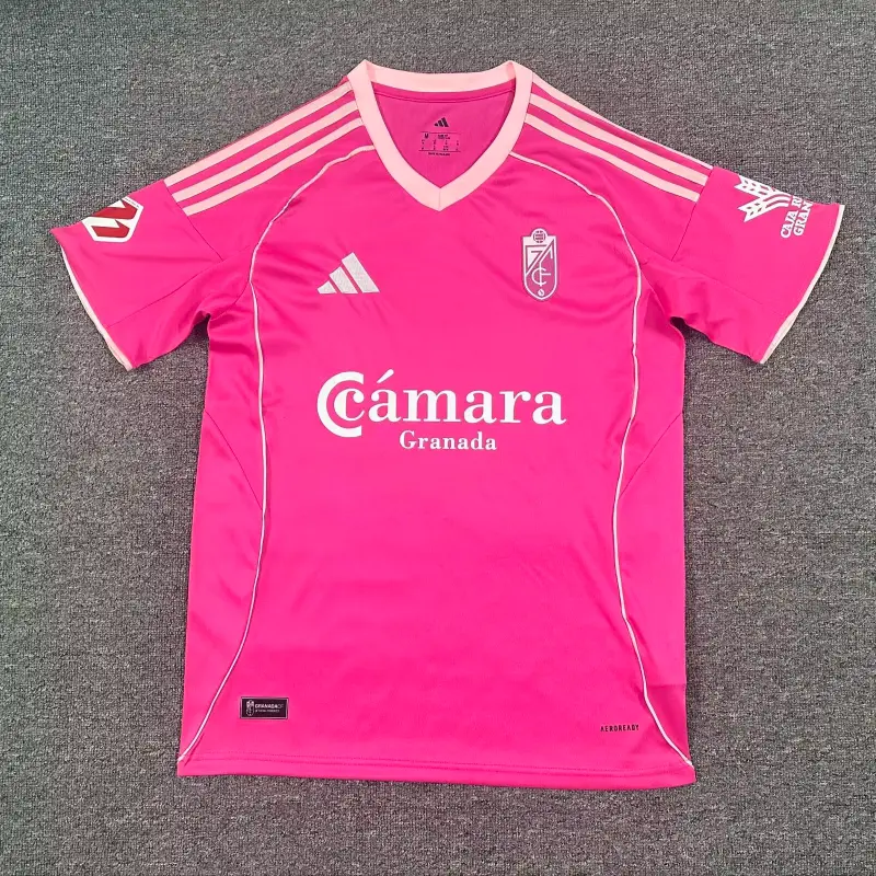 Camiseta Granada 2025/2026 4th Rosa con Parche La Liga