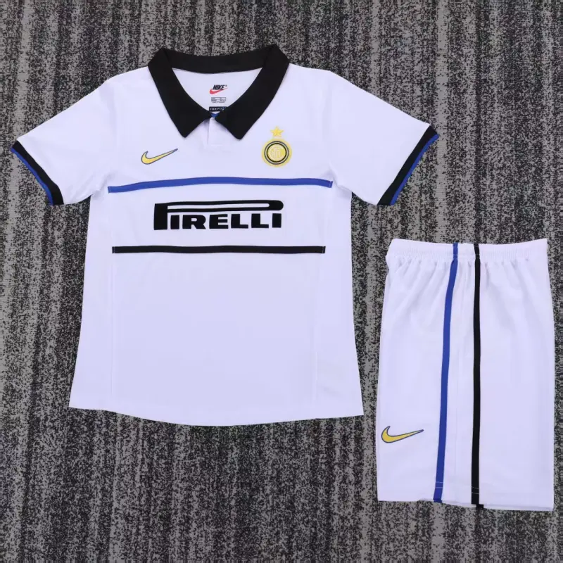 Camiseta Inter de Milan 1998/99 Away Retro Blanco Niño Kit