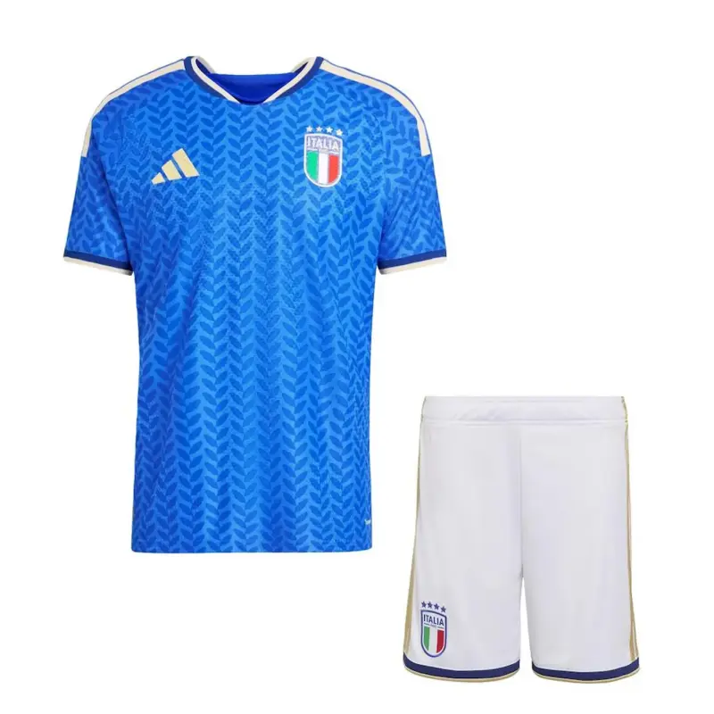 Camiseta Italia 2026 Home Mundial Azul Niño Kit